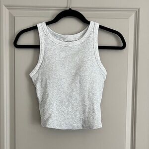 Uniqlo Bra Top Light Gray Women's Tank Top